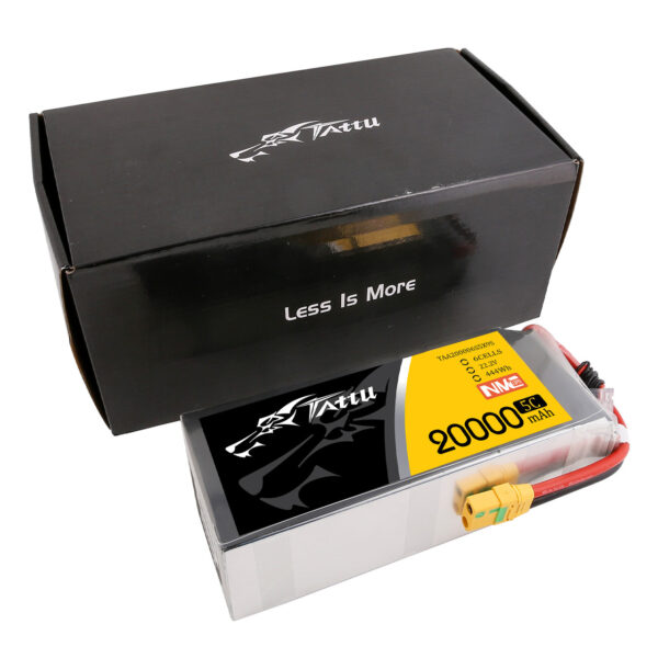 Tattu NMC 20000mAh 6S 5C 22.2V Lipo Battery Pack with XT90S Plug - Image 4