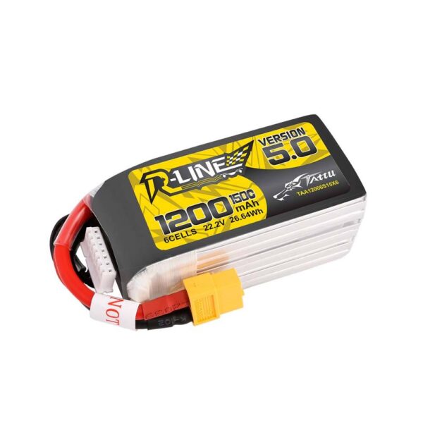 Tattu R-Line Version 5.0 1200mAh 6S1P 150C LiPo Battery